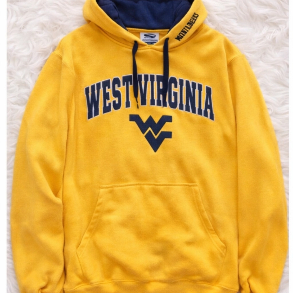 Stadium Athletics Yellow and Blue West Virginia Hoodie